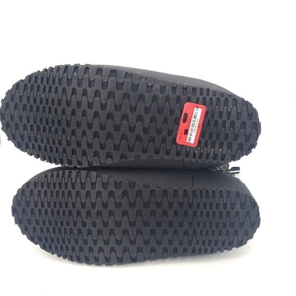 P448 Wool Tweed Faux Fur Lined Quilted Bootie Slipper US 7 EU 37 - Picture 13 of 16